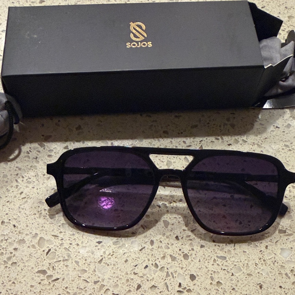 Sojos Black Sunglasses
